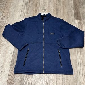 Timberland Navy Blue Mountain Classic fleece zip jacket EUC M